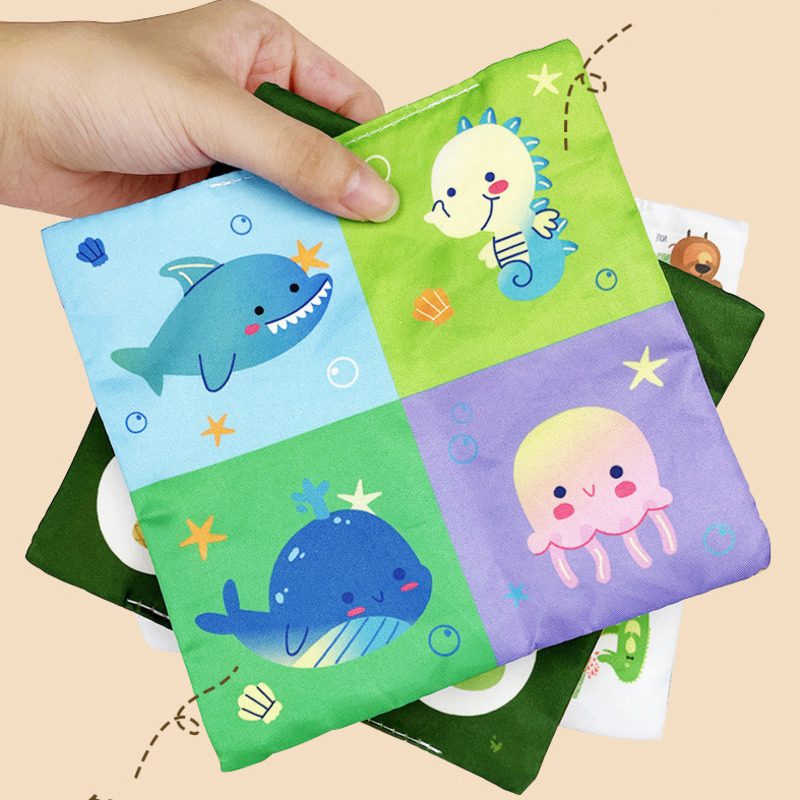 Baby Tissue Box Montessori Educational Toys Colorful Soft Sensory Toy For Toddler Finger Exercise Pumping Silk Scarf Gifts 0-18M
