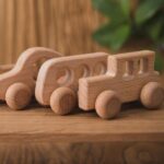 Car Shaped Wooden Baby Toy