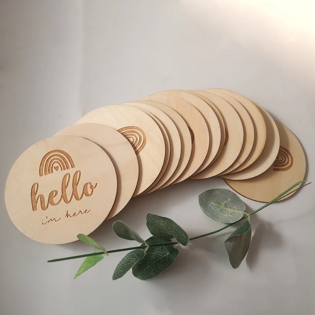 Baby Wooden Milestone Cards