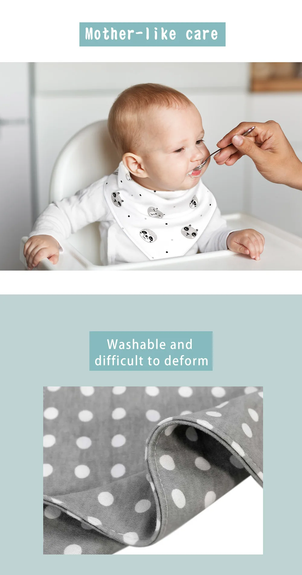 Organic Cotton Baby Bib