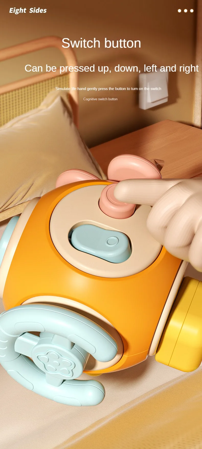 Infant Puzzle Early Education Toys Multifunctional Busy Ball for Montessori Baby Training Busy Hand Grasping Ball Baby Busy Ball