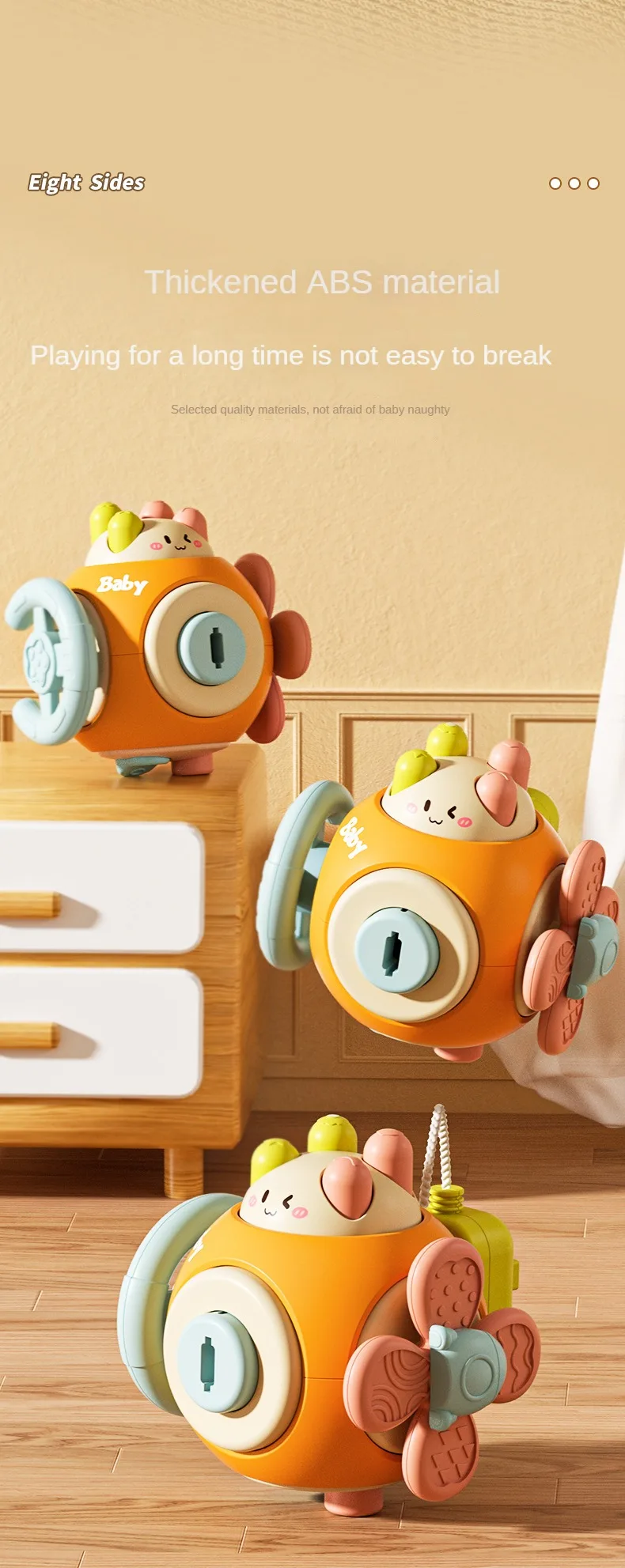 Infant Puzzle Early Education Toys Multifunctional Busy Ball for Montessori Baby Training Busy Hand Grasping Ball Baby Busy Ball