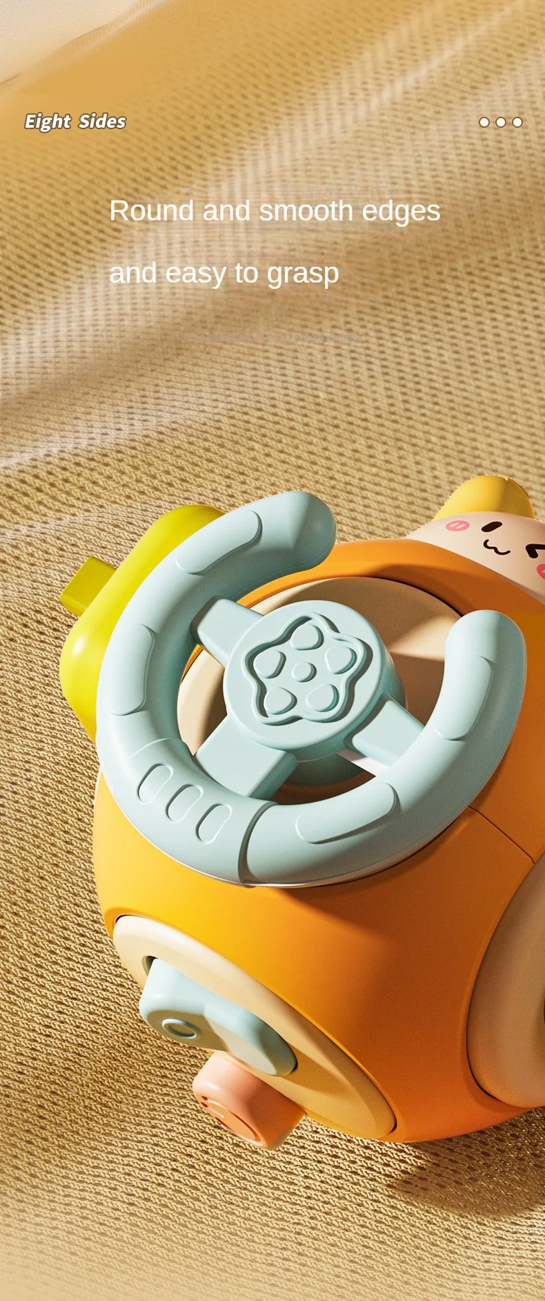 Infant Puzzle Early Education Toys Multifunctional Busy Ball for Montessori Baby Training Busy Hand Grasping Ball Baby Busy Ball