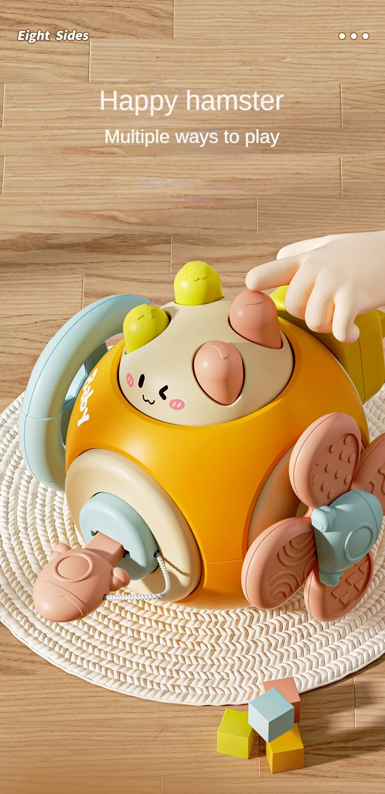 Infant Puzzle Early Education Toys Multifunctional Busy Ball for Montessori Baby Training Busy Hand Grasping Ball Baby Busy Ball