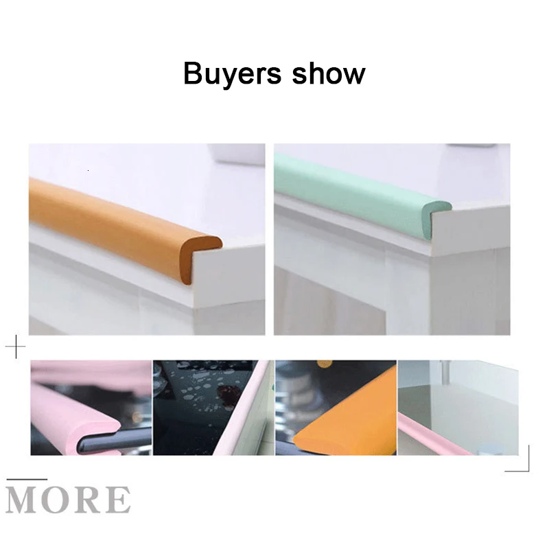 2M Soft Baby Safety Desk Table Edge Guard Strip Security L-Shaped Kids Protection Bumper Edge Angle Home Anti-collision Strip 2M Soft Baby Safety Desk Table Edge Guard Strip Security L-Shaped Kids Protection Bumper Edge Angle Home Anti-collision Strip