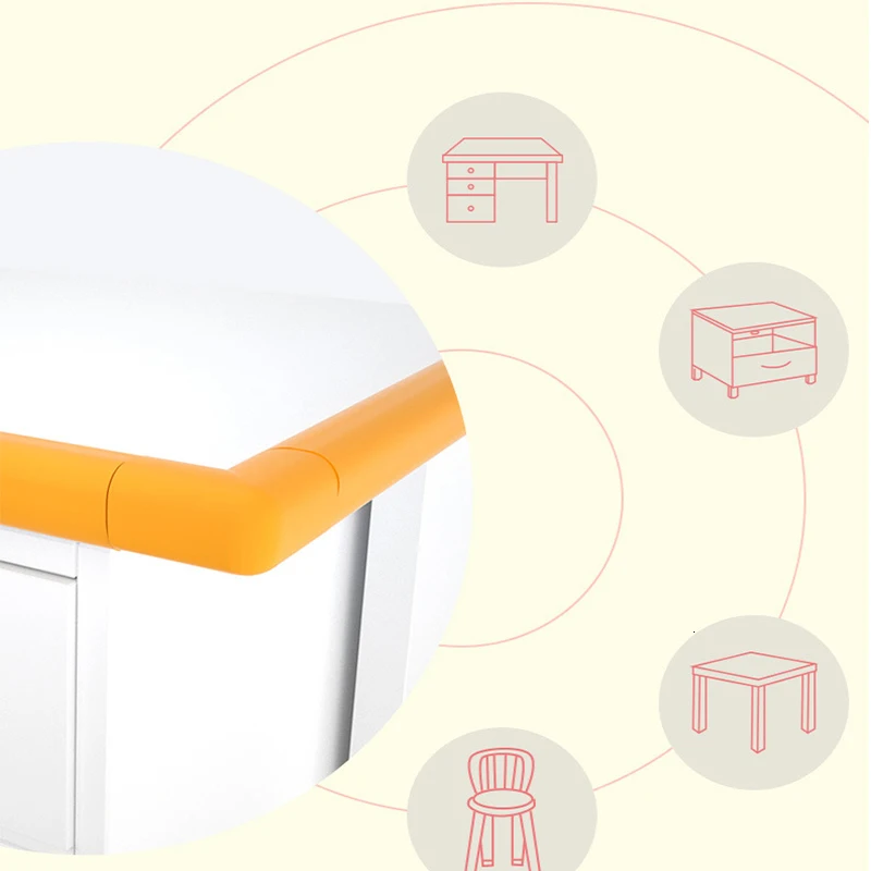 2M Soft Baby Safety Desk Table Edge Guard Strip Security L-Shaped Kids Protection Bumper Edge Angle Home Anti-collision Strip 2M Soft Baby Safety Desk Table Edge Guard Strip Security L-Shaped Kids Protection Bumper Edge Angle Home Anti-collision Strip