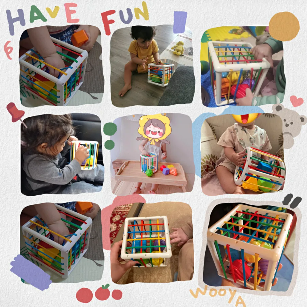 Colorful Shape Blocks Sorting Game Baby Montessori Learning Educational Toys For Children Bebe Birth 0 12 Months Gift Juguetes - Image 6