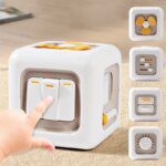 6 in 1 Montessori Cube Toys Sensory Busy Board Baby Practice Skills Drawer Cube Fidget Educational Toys for Girl Boy