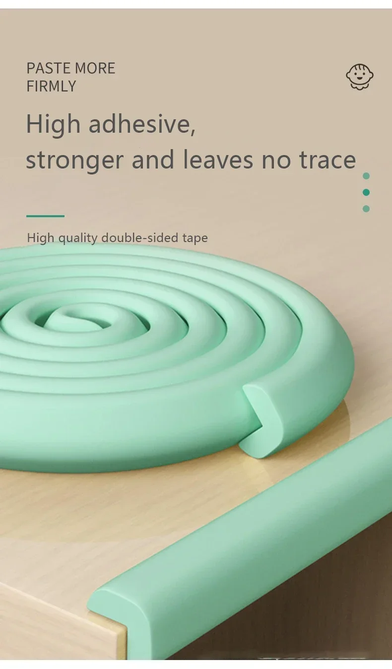 2M Baby Safety Protection Strip Table Desk Edge Guard Strip Corner Protector Furniture Corners Children Safety Foam Protection