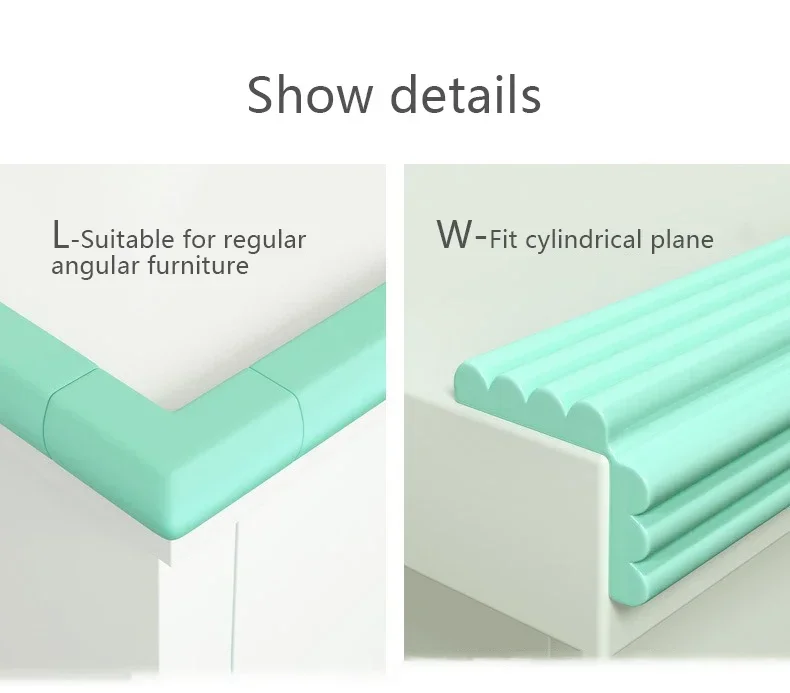 2M Baby Safety Protection Strip Table Desk Edge Guard Strip Corner Protector Furniture Corners Children Safety Foam Protection