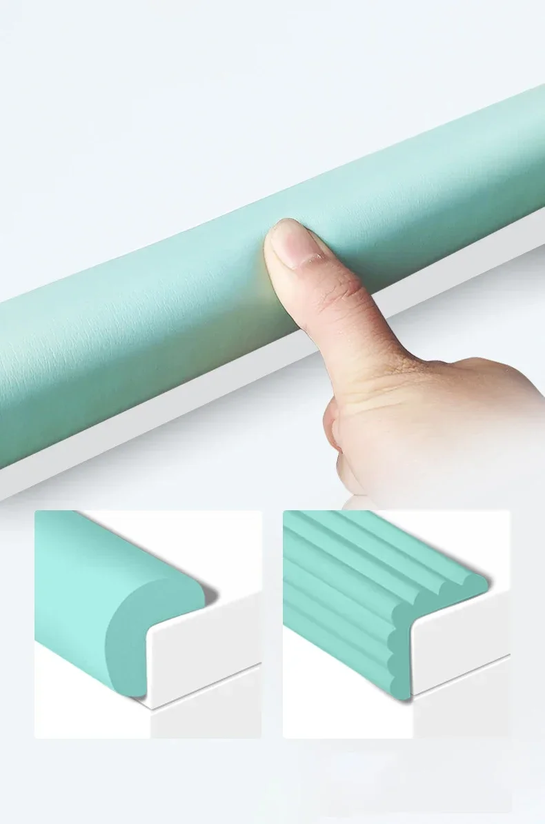 2M Baby Safety Protection Strip Table Desk Edge Guard Strip Corner Protector Furniture Corners Children Safety Foam Protection