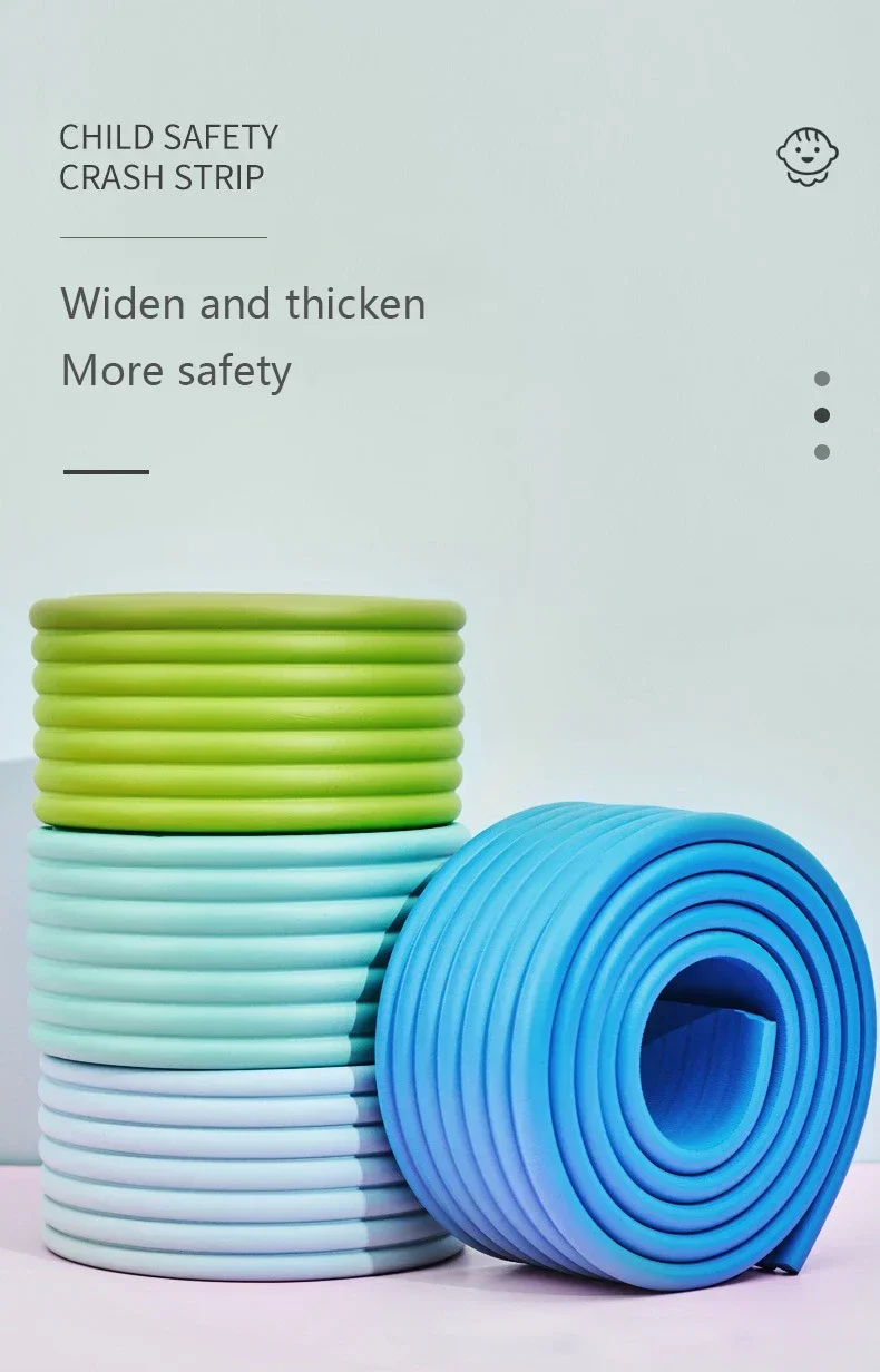 2M Baby Safety Protection Strip Table Desk Edge Guard Strip Corner Protector Furniture Corners Children Safety Foam Protection