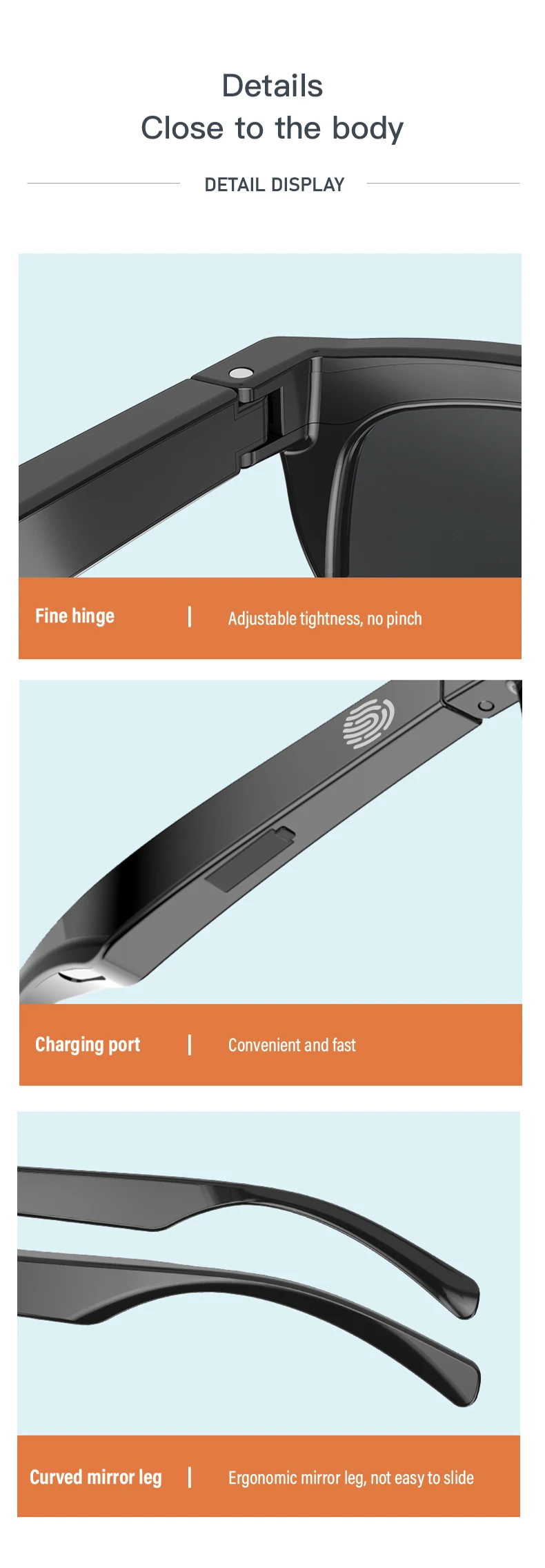 F06 Bluetooth Glasses With Music Wireless Stereo Motorcycle Accessories Water Proof Smartglasses Sunglasses Man Eyeglass Frames