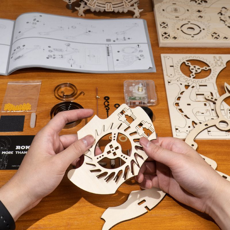 DIY 3D Owl Clock Wooden Puzzle DIY 3D Owl Clock Wooden Puzzle