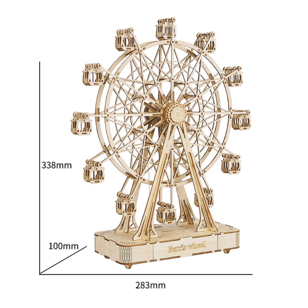 DIY 3D Ferris Wheel Wooden Puzzle DIY 3D Ferris Wheel Wooden Puzzle