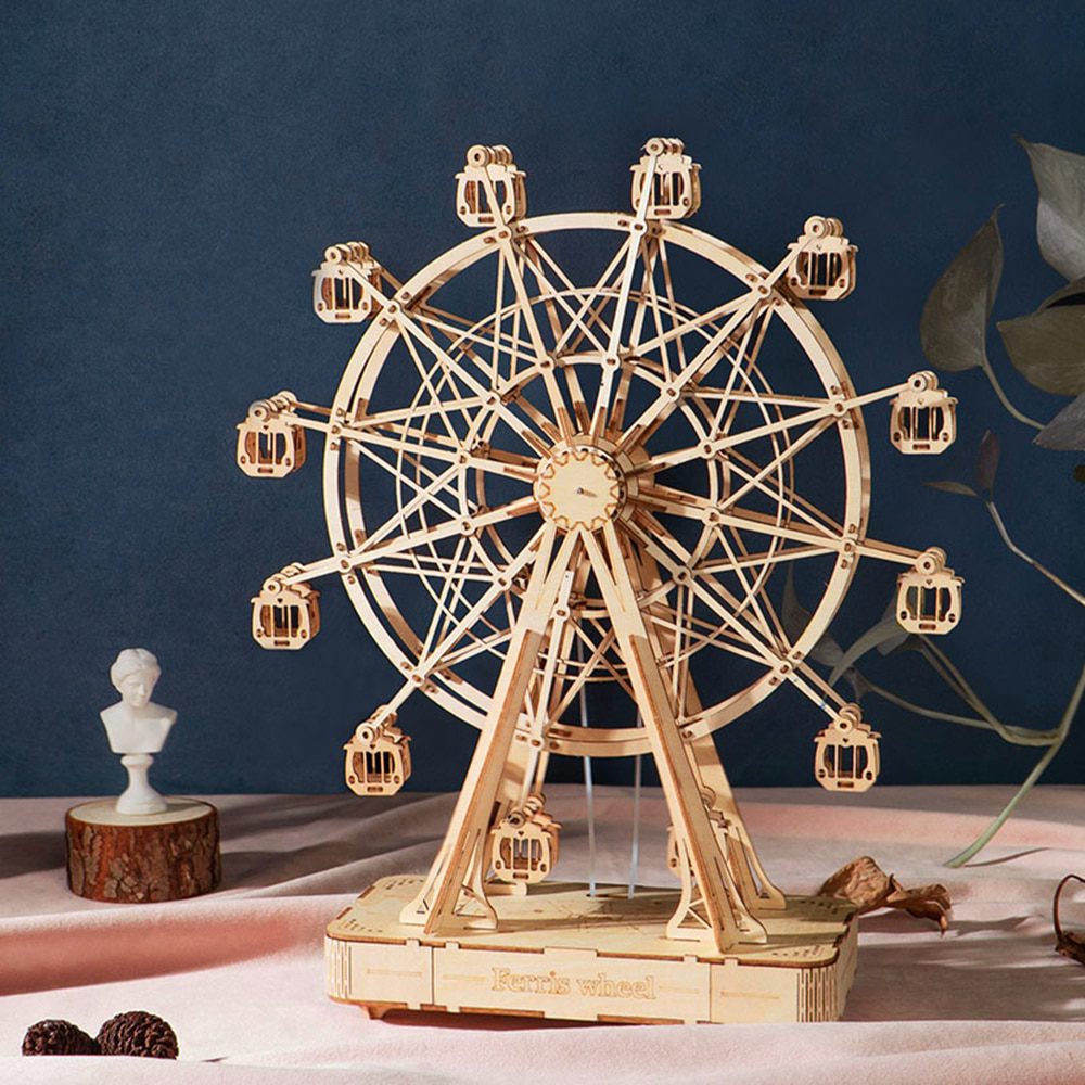 DIY 3D Ferris Wheel Wooden Puzzle DIY 3D Ferris Wheel Wooden Puzzle