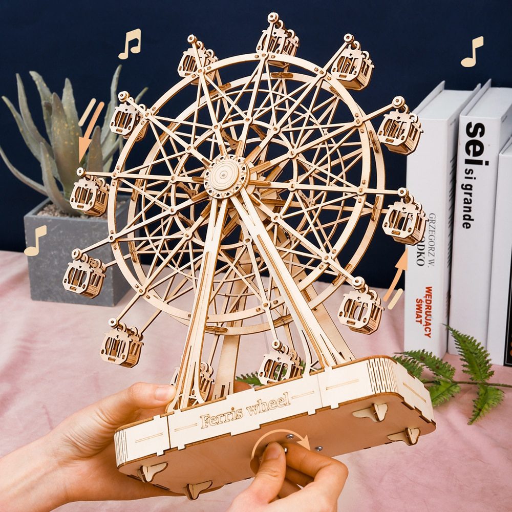 DIY 3D Ferris Wheel Wooden Puzzle DIY 3D Ferris Wheel Wooden Puzzle