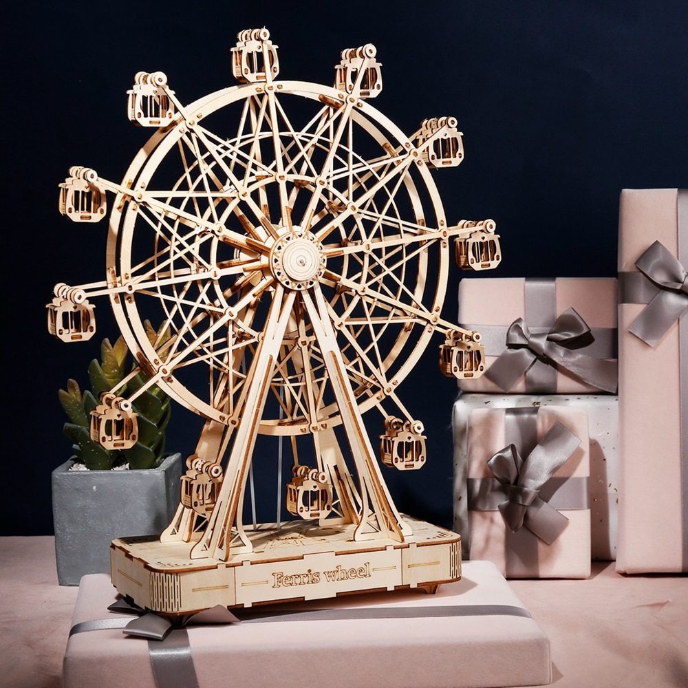 DIY 3D Ferris Wheel Wooden Puzzle DIY 3D Ferris Wheel Wooden Puzzle