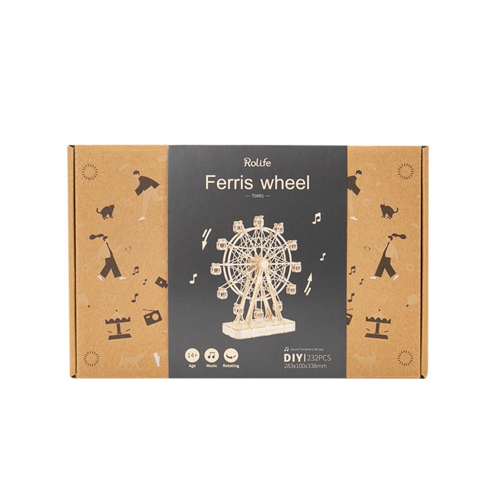 DIY 3D Ferris Wheel Wooden Puzzle DIY 3D Ferris Wheel Wooden Puzzle