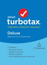 TurboTax 2019 Deluxe For Windows, 1PC Download License