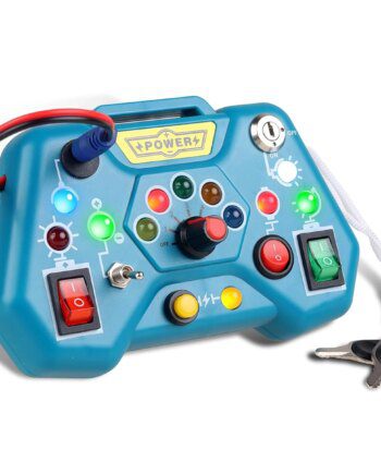 Montessori Busy Board Sensory Toys With LED Light Switch Control Board Travel Activities Children Games For 2-4 Years Old