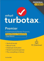 TurboTax Premier + State 2020 Tax Software [Download]